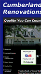 Mobile Screenshot of cumberlandcustomhomes.com